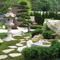 Japangarten Steinlaterne